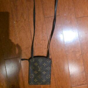 Authentic "Little Louis" Passport holder M45484 Shoulder Bag Pouch 3560N